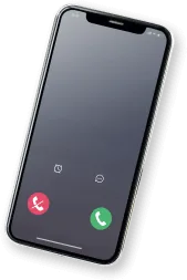 Telefon s příchozím hovorem: konzultant Orosteel potvrzuje objednávku a cenu dopravy