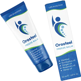 Krok 3 objednávky Orosteel Freeze Balm: zásilka s tubou, platba při převzetí